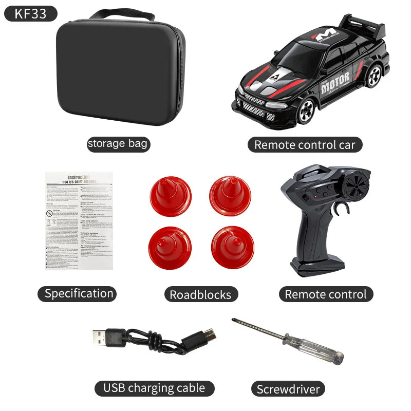 Realistic Mini RC Drift Car - Perfect desktop toy