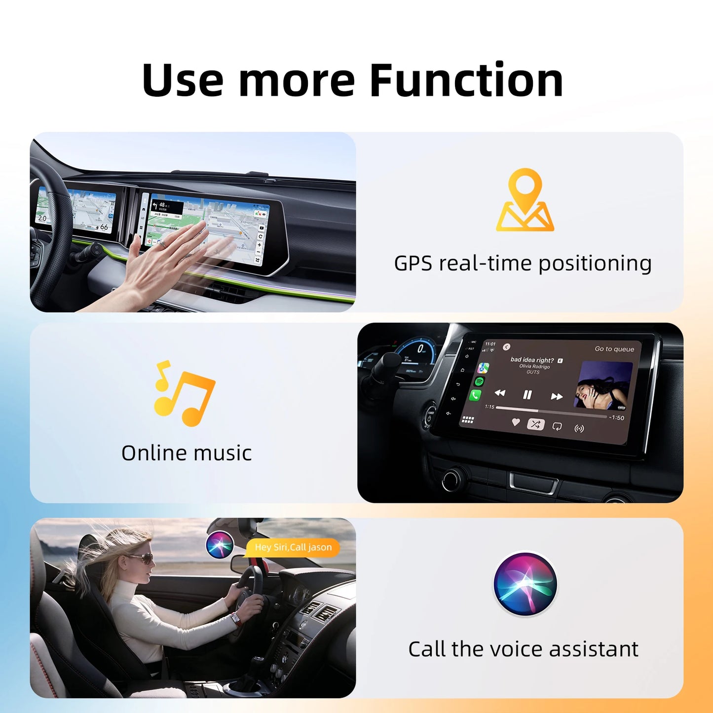 Wireless CarPlay and Android Auto Adapter for Factory Wired Vehicles - 2-in-1 Solution