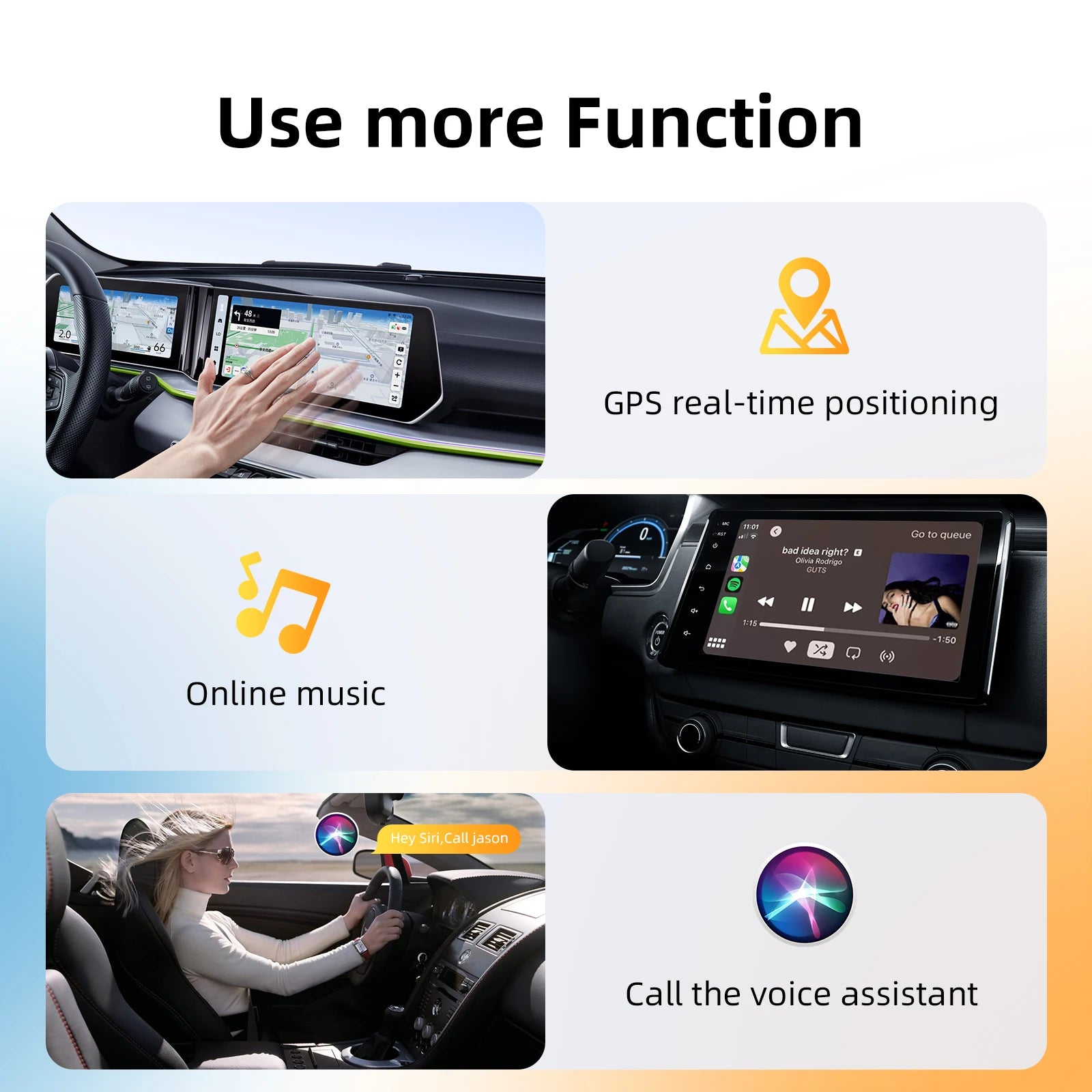 Wireless CarPlay and Android Auto Adapter for Factory Wired Vehicles - 2-in-1 Solution