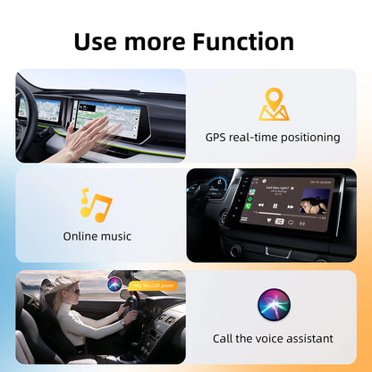 Wireless CarPlay and Android Auto Adapter for Factory Wired Vehicles - 2-in-1 Solution