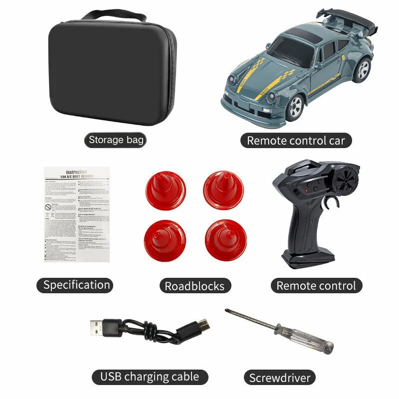 Realistic Mini RC Drift Car - Perfect desktop toy